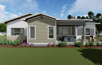 Craftsman House Plan #425-00036 Elevation Photo
