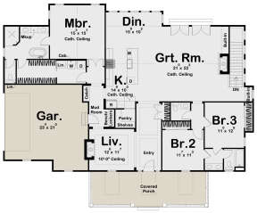 Main Floor for House Plan #963-00395