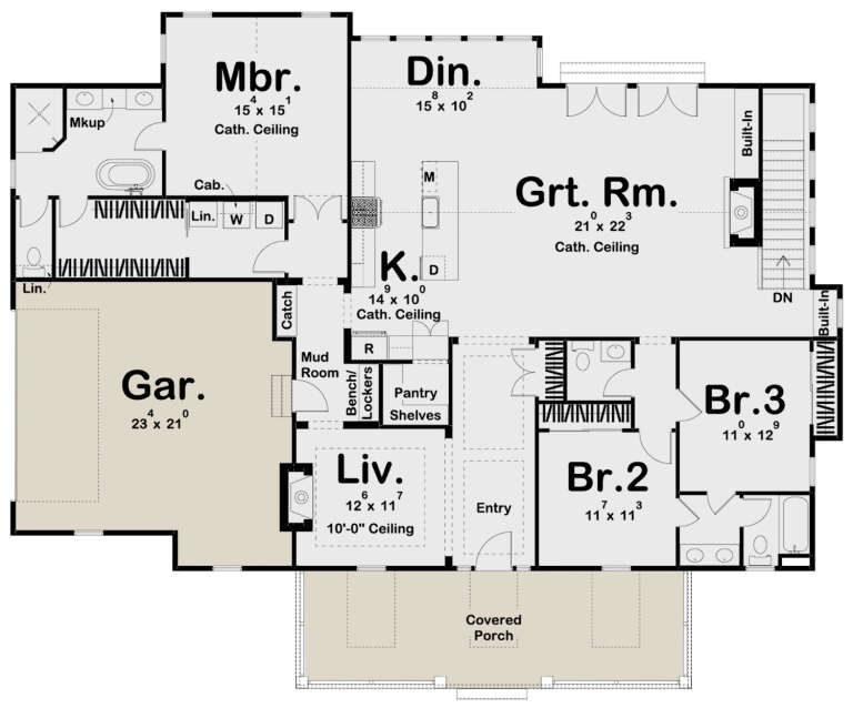 House Plan House Plan #24241 Drawing 1