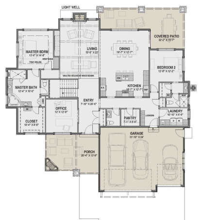 House Plan House Plan #24242 Drawing 1