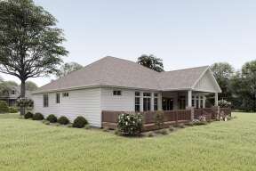 Ranch House Plan #2802-00055 Elevation Photo