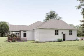 Ranch House Plan #2802-00055 Elevation Photo