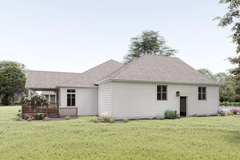 Ranch House Plan #2802-00055 Elevation Photo