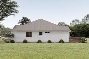 Ranch House Plan #2802-00055 Elevation Photo