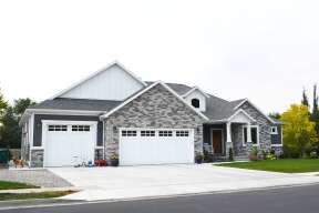 Ranch House Plan #2802-00055 Elevation Photo