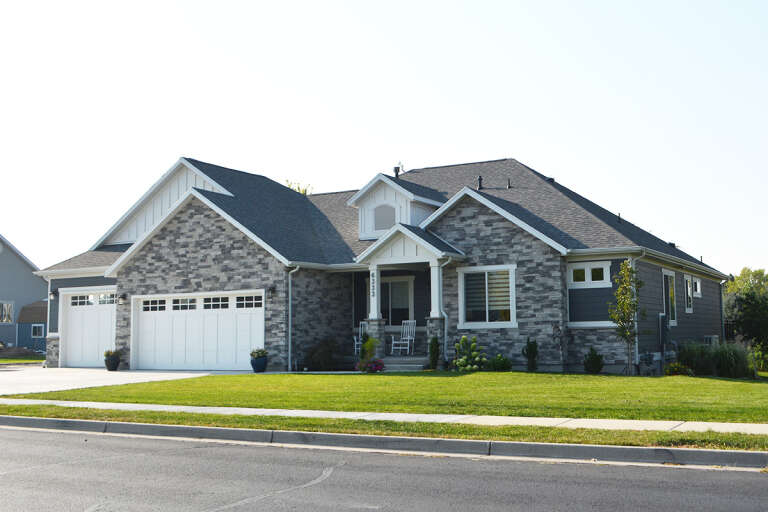 Ranch House Plan #2802-00055 Elevation Photo