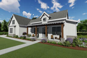 Modern Farmhouse House Plan #425-00038 Elevation Photo