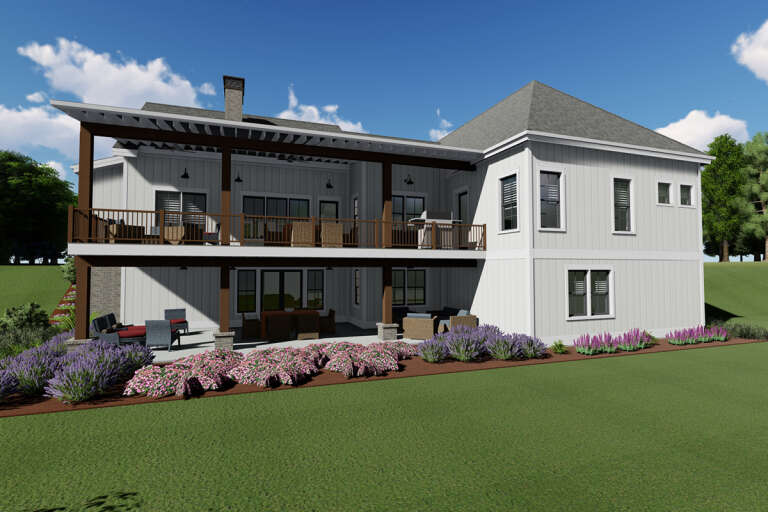 Modern Farmhouse House Plan #425-00038 Elevation Photo