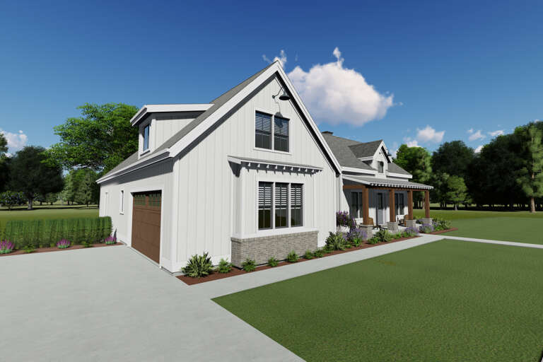Modern Farmhouse House Plan #425-00038 Elevation Photo