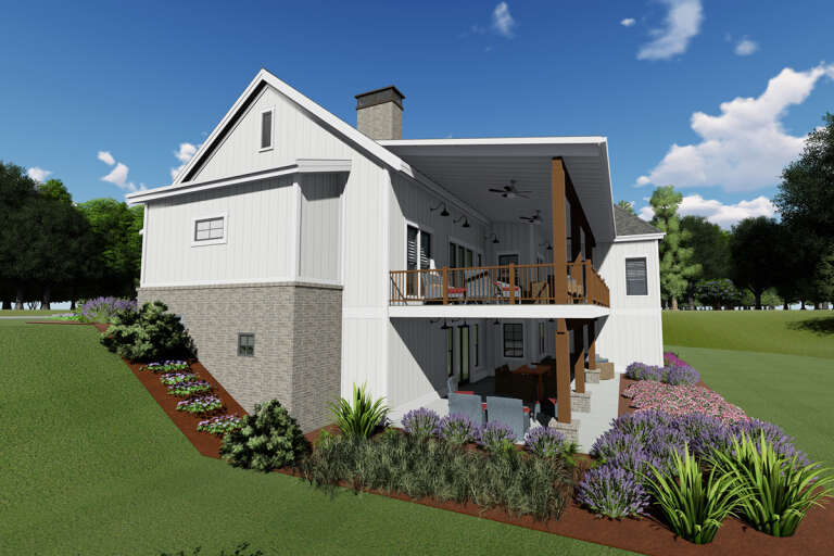 Modern Farmhouse House Plan #425-00038 Elevation Photo