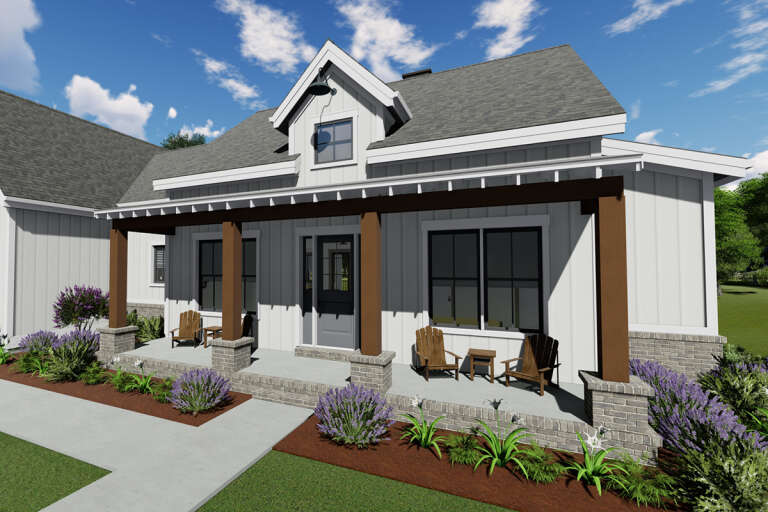 Modern Farmhouse House Plan #425-00038 Elevation Photo