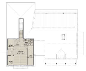Bonus Room for House Plan #425-00038