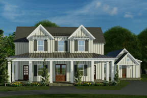 Modern Farmhouse House Plan #8318-00137 Elevation Photo