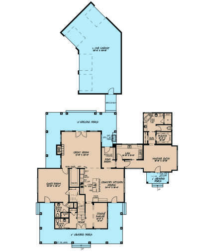 Main Floor for House Plan #8318-00137
