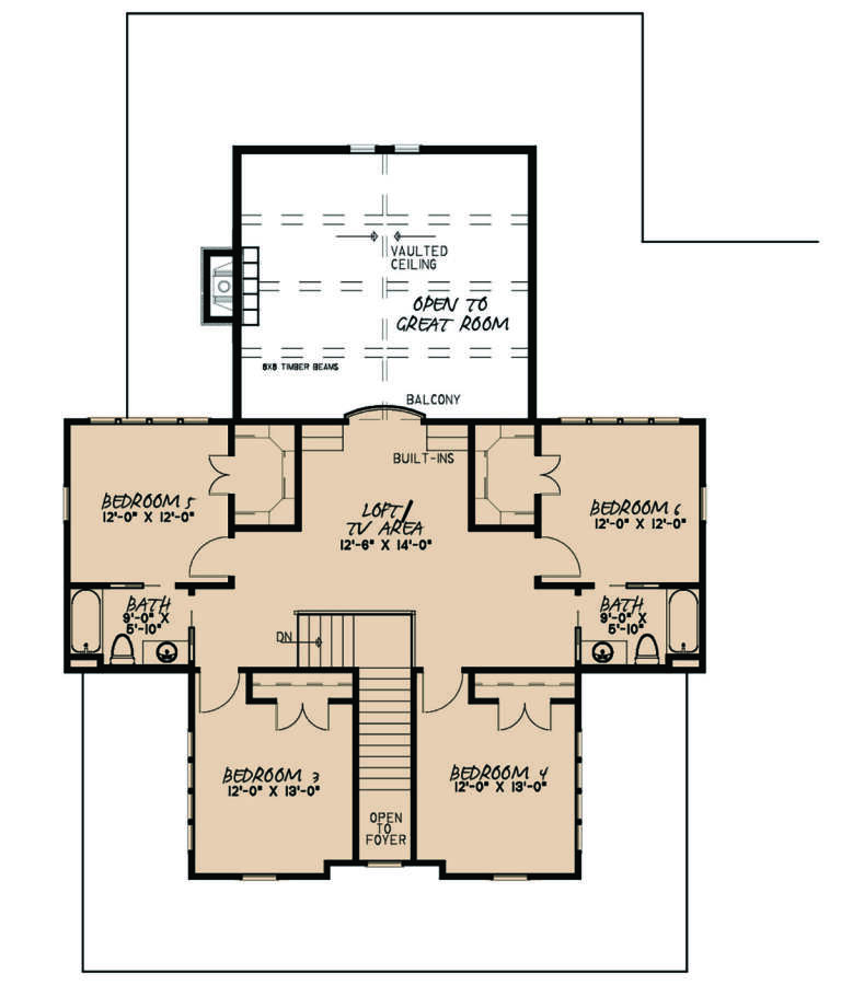 House Plan House Plan #24249 Drawing 2