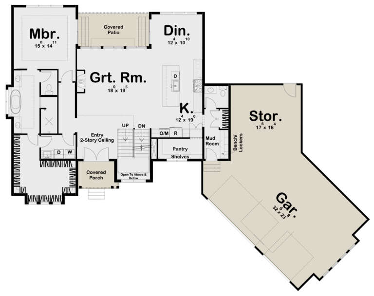 House Plan House Plan #24251 Drawing 1