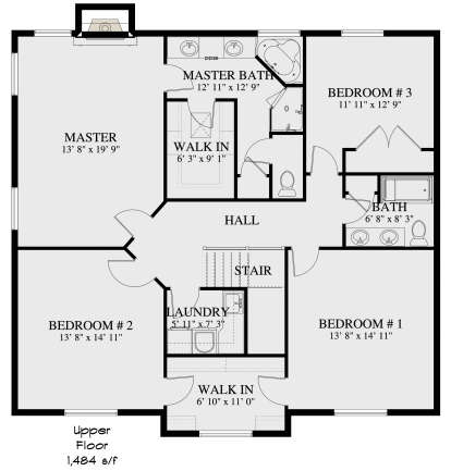 House Plan House Plan #24253 Drawing 2