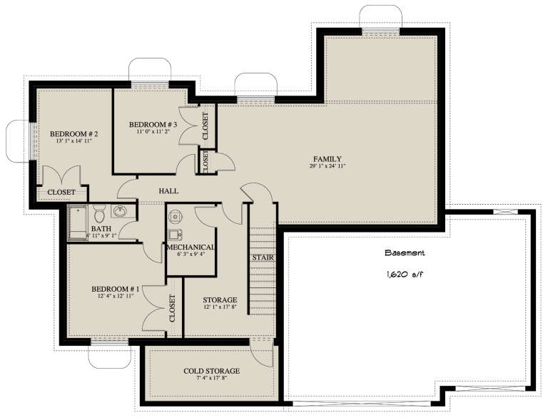 House Plan House Plan #24254 Drawing 2