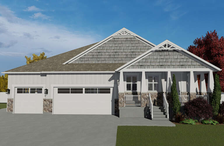 House Plan House Plan #24255 Front Elevation 