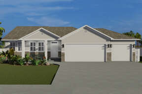 Traditional House Plan #2802-00061 Elevation Photo