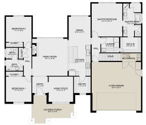 Main Floor for House Plan #2802-00062