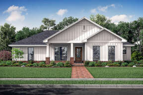 Modern Farmhouse House Plan #041-00214 Elevation Photo