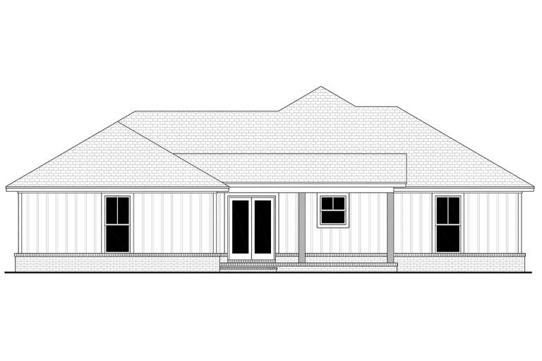 Modern Farmhouse House Plan #041-00214 Elevation Photo