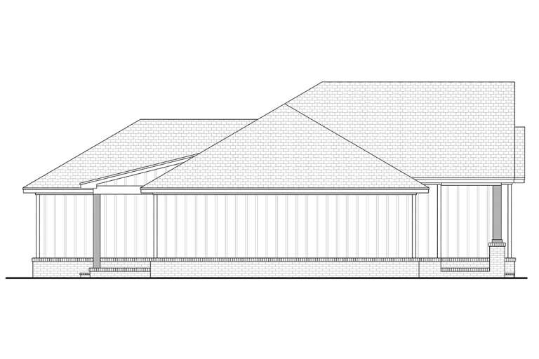 Modern Farmhouse House Plan #041-00214 Elevation Photo
