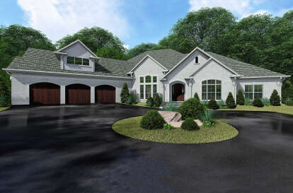 European House Plan #8318-00138 Elevation Photo