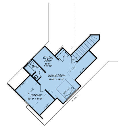 Bonus Room for House Plan #8318-00138