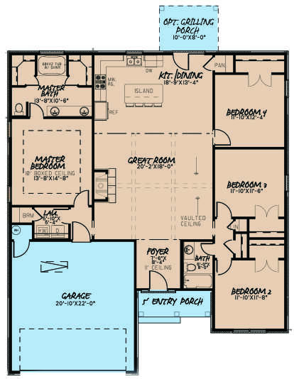 House Plan House Plan #24262 Drawing 1