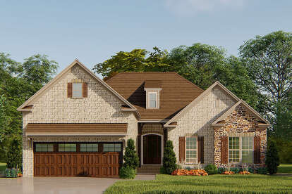 House Plan House Plan #24263 Front Elevation 