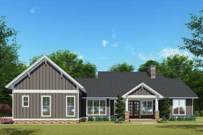 Modern Farmhouse House Plan #8318-00141 Elevation Photo