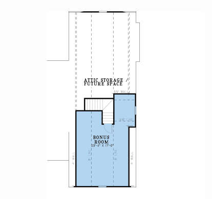 Bonus Room for House Plan #8318-00141