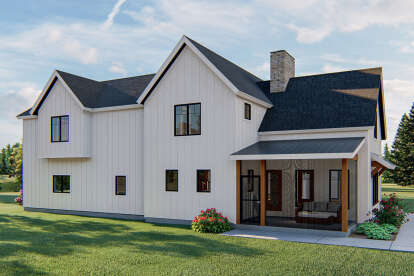 Modern Farmhouse House Plan #963-00399 Elevation Photo