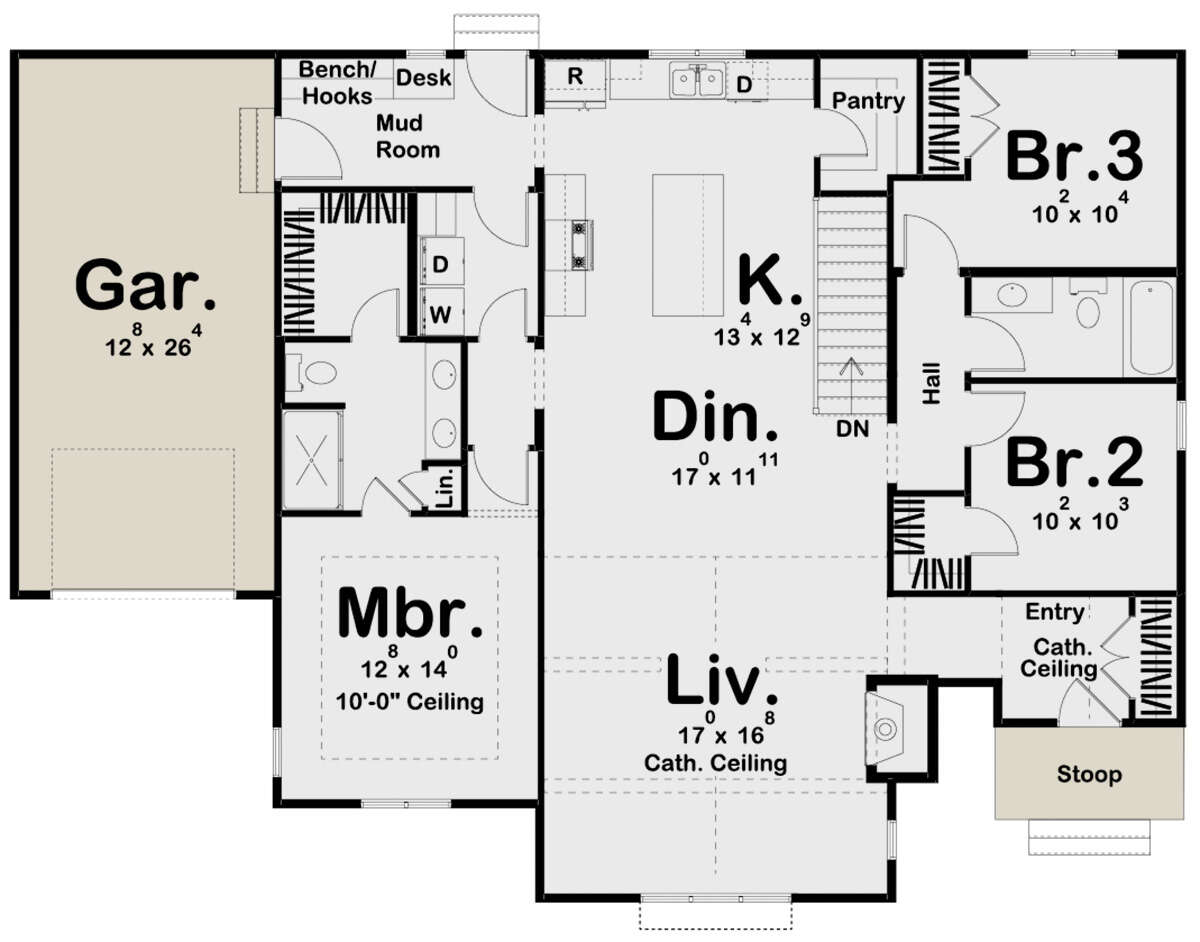 Main Floor for House Plan #963-00400