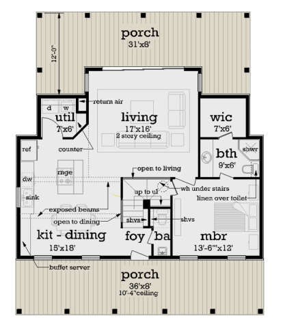 House Plan House Plan #24267 Drawing 1