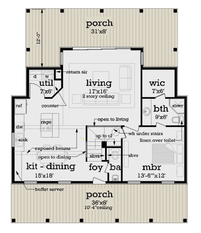 House Plan House Plan #24267 Drawing 1