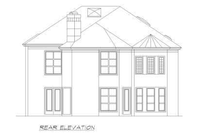 Traditional House Plan #5445-00364 Elevation Photo