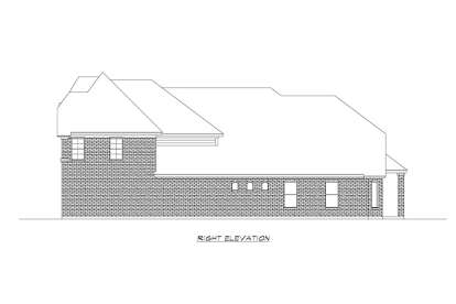 European House Plan #5445-00365 Elevation Photo