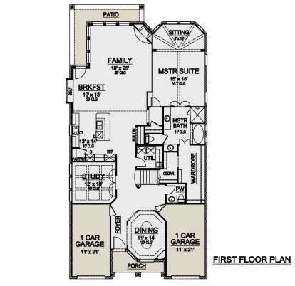 Main Floor for House Plan #5445-00365