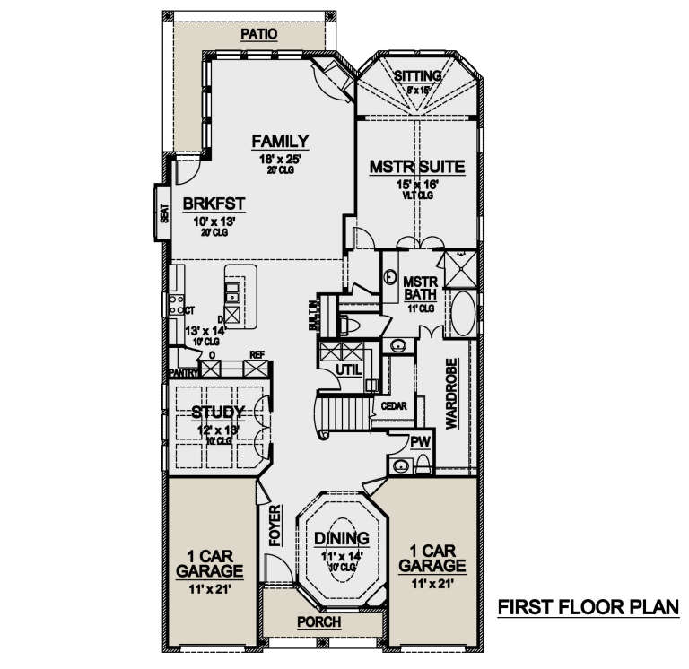 House Plan House Plan #24273 Drawing 1