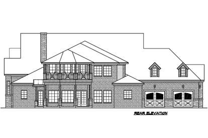Craftsman House Plan #5445-00366 Elevation Photo