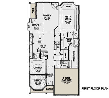 Main Floor for House Plan #5445-00367