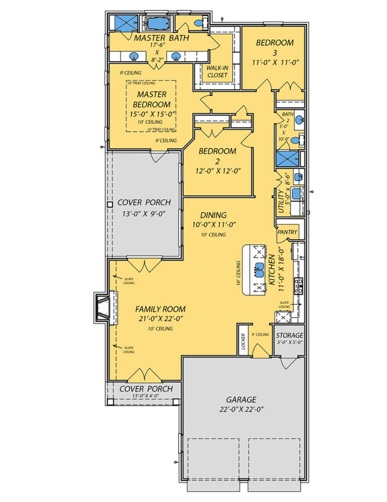 House Plan House Plan #24279 Drawing 1