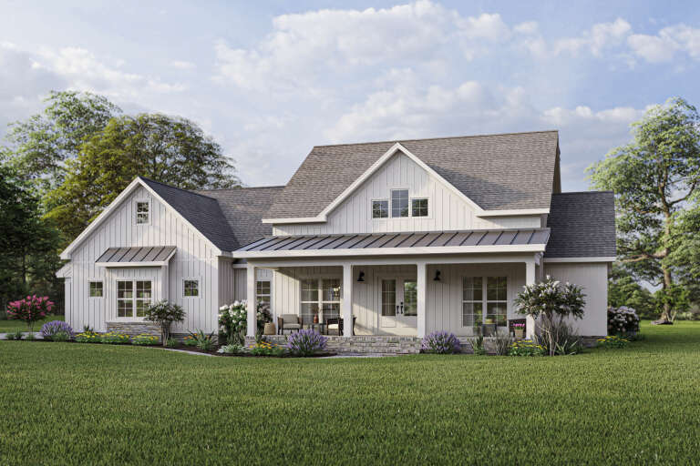 House Plan House Plan #24281 Angled Front Elevation