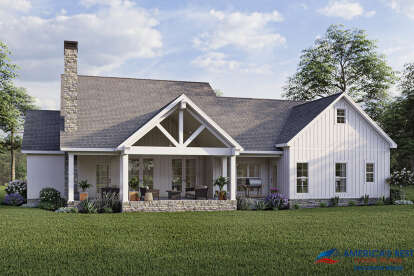 Modern Farmhouse House Plan #8318-00142 Elevation Photo