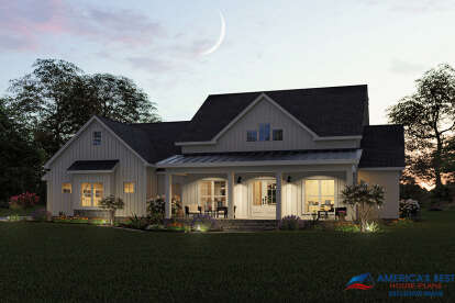 Modern Farmhouse House Plan #8318-00142 Elevation Photo