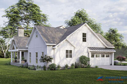 Modern Farmhouse House Plan #8318-00142 Elevation Photo