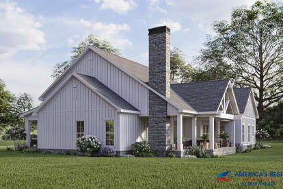 Modern Farmhouse House Plan #8318-00142 Elevation Photo